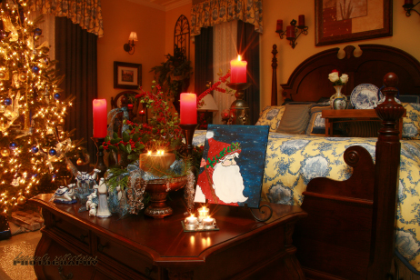 Candlelight Christmas Room